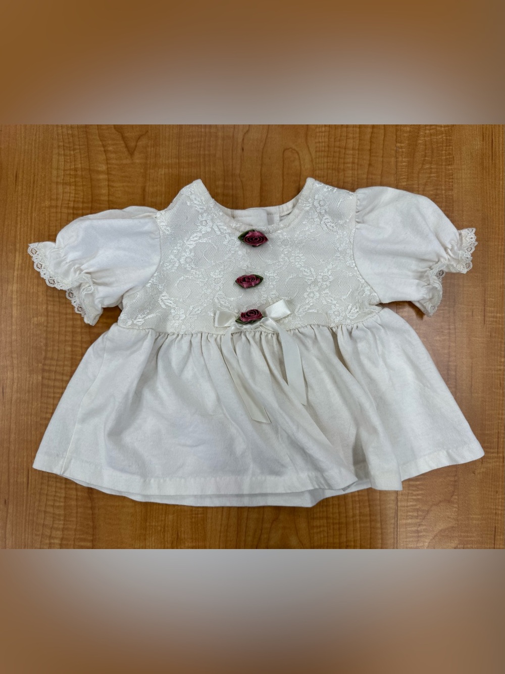 Vintage Little Precious White Lace Top